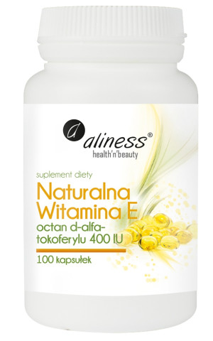 Aliness Naturalna Witamina E 400 IU 100 kapsułek