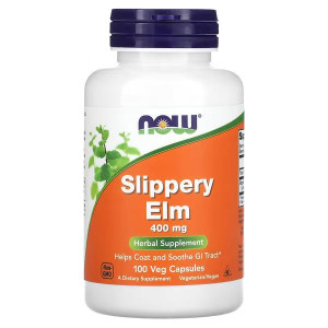 Now Foods Slippery Elm 400 mg 100 vege kapsułek