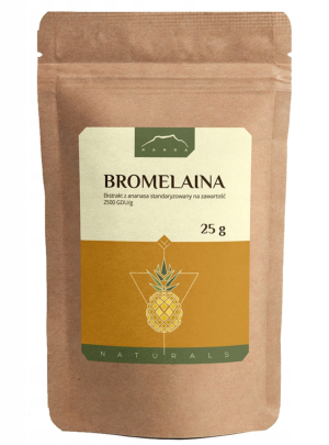 Nanga Bromelaina ekstrakt z ananasa 2500 GDU/g proszek 25 g