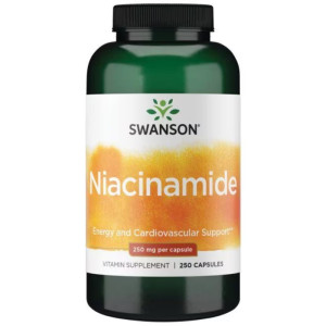 Swanson Niacyna (Witamina B3) 250 mg 250 kapsułek