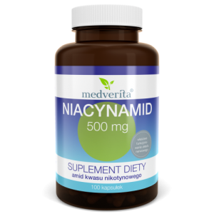 Medverita Niacynamid 500 mg 100 kapsułek