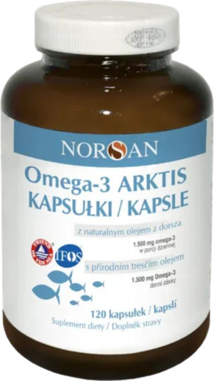 Norsan Omega-3 Arktis Kapsułki 120 kapsułek