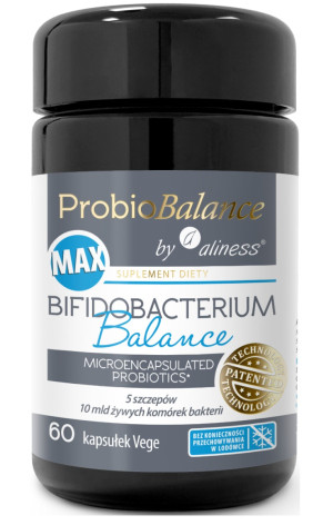 ProbioBalance by Aliness MAX Bifidobacterium Balance 10 mld. 60 vege kapsułek
