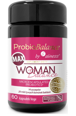 ProbioBalance by Aliness MAX Woman Balance 20 mld. 60 vege kapsułek