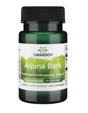 Swanson  FS Arjuna bark 10:1 extract 40 mg 60 kapsułek