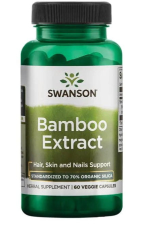 Swanson Bamboo extract 300 mg 60 kapsułek
