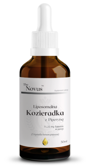 The Novus Liposomalna Kozieradka z Piperyną krople 50 ml