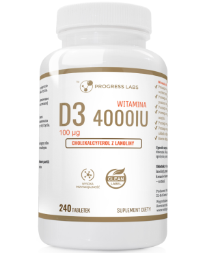 Progress Labs Witamina D3 4000IU 240 tabletek