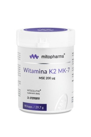 Mito-Pharma Witamina K2 MK7 90 kapsułek