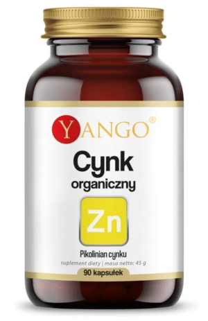 Yango Witamina C z bioflawonoidami + CYNK ORGANICZNY 90 kapsułek
