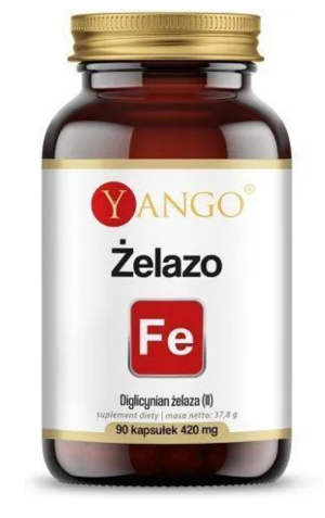 Yango Żelazo Diglicynian żelaza 90 kapsułek