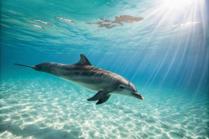 Fototapete Delphine dolphin, Delfine, Meer, Meeresfrüchte, Ozean