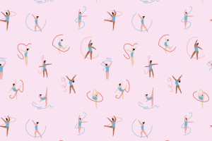 Fototapete Fitness Ballett, Ballett Kind, ballett tanz, Ballettschuhe,