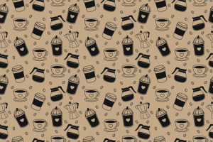 Fototapete Kaffee, schwarzer Kaffee, gemahlenen Kaffee, Kaffee - Bohne