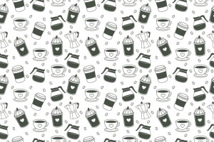 Fototapete Kaffee, schwarzer Kaffee, gemahlenen Kaffee, Kaffee - Bohne