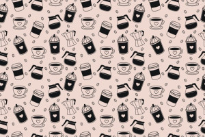 Fototapete Kaffee, schwarzer Kaffee, gemahlenen Kaffee, Kaffee - Bohne