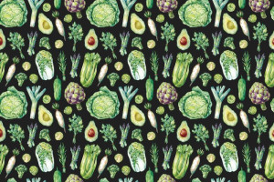 Fototapete Kohl, Brassica, Weißkohl, Artischocke, Artischocken