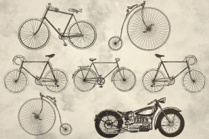 Fototapete Fahrrad, Radfahren, moped, Fahrradreifen, Elektrofahrrad