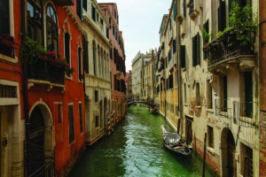Fototapete Venedig Venedig, venezianischen, Kanal, Kanalisation, Kanäl