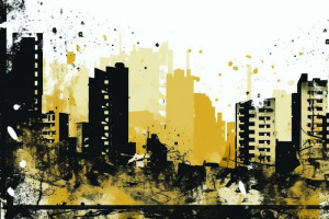 Fototapete Graffiti abstraktes Aquarell, Wasserfarbe, Aquarelle, Wasse