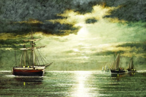 Fototapete Schiffe Schiffe, Segelschiffen, Bootsfahrt, Schiff, Wasserf