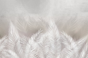 Fototapeta Palmy natura, botaniczny, motyw, liście, tropikalny
