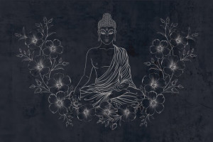 Fototapeta Ludzie Budda, wielki Budda, ikona religijna, buddyjski mnic