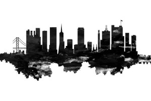 Fototapeta San Francisco miasto, wysokie budynki, wieżowce, metropolia