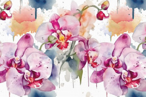 Fototapeta Jadalnia orchidea, orchidee, kwiat, kwiaty, natura