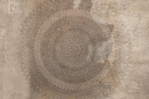 Fototapeta do sypialni na poddaszu mandala, ornament, ornament barokow
