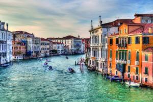 Fototapeta Wenecja Wenecja, wenecki, łódka, łódź, jacht motorowy