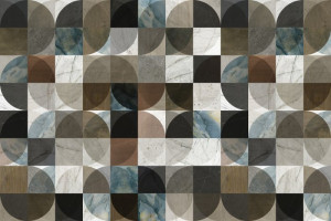 Fototapeta w stylu prowansalskim mozaika, mozaiki, mozaikowy, geometra