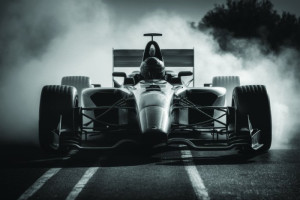 Fototapeta Samochody formula1, Formuła 1, bolid, bok samochodu, klasyc