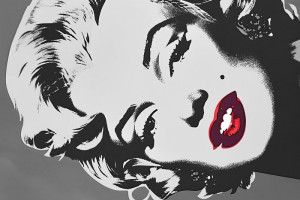 Fototapeta Kobieta Marilyn Monroe, kobieta, portret, usta, czerwony
