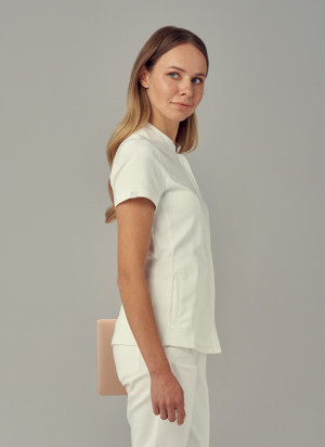 Zestaw medyczny damski, Scrubs Classy Ecru- Komplet