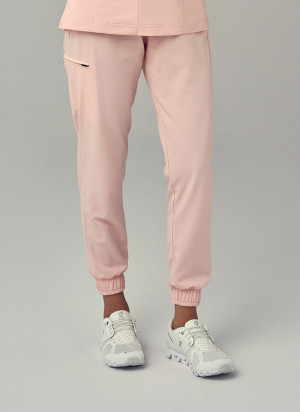 Spodnie Medyczne Damskie – Scrubs Comfy Pink - L
