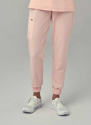 Spodnie Medyczne Damskie – Scrubs Comfy Pink - XXS