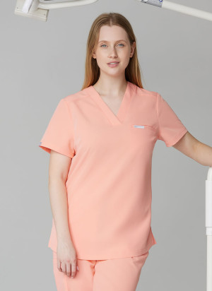Bluza Medyczna Damska – Scrubs Cozy Peach - XXS