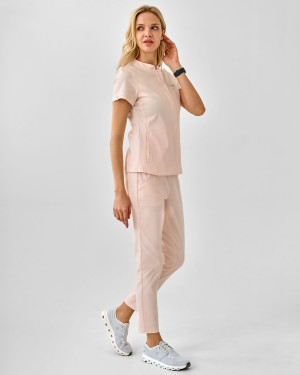 Spodnie Medyczne Damskie – Scrubs Classy Pink - XXS