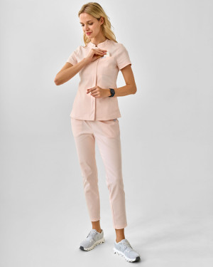 Zestaw medyczny damski, Scrubs Classy Pink- Komplet