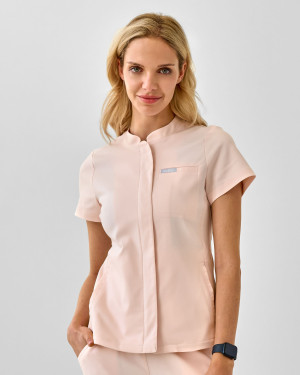 Bluza Medyczna Damska – Scrubs Classy Pink - XXS