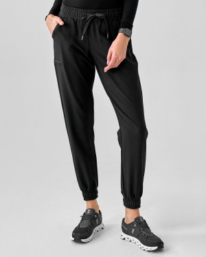 Spodnie Medyczne Damskie – Scrubs Comfy Black - XXS