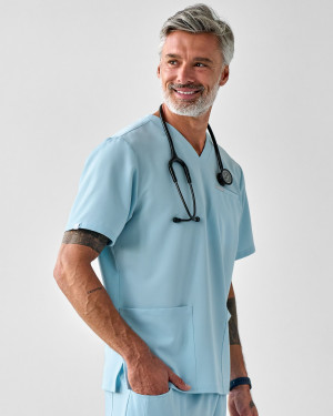 Zestaw medyczny męski, Scrubs Sporty Sky- Komplet