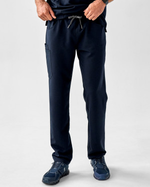 Spodnie Medyczne Męskie - Scrubs Cozy Graphite - S