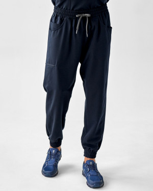 Spodnie Medyczne Męskie - Scrubs Sporty Graphite - S