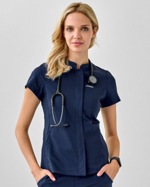 Bluza Medyczna Damska – Scrubs Classy Navy - XS