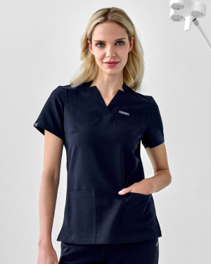 Zestaw medyczny damski, Scrubs Comfy Graphite- Komplet