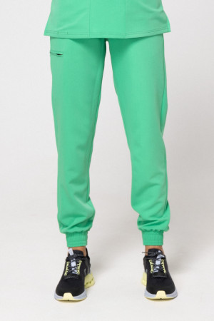 Spodnie Medyczne Damskie – Scrubs Comfy Light Green - XL