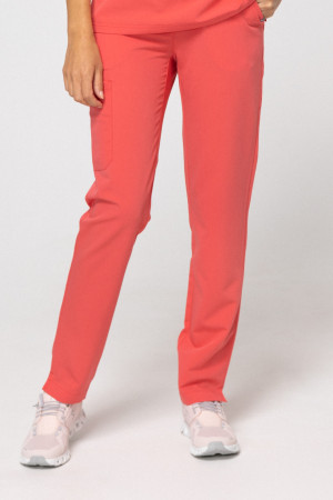 Spodnie Medyczne Damskie – Scrubs Cozy Strawberry - XXS