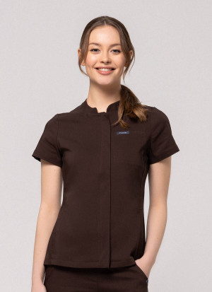 Zestaw medyczny damski, Scrubs Classy Espresso- Komplet